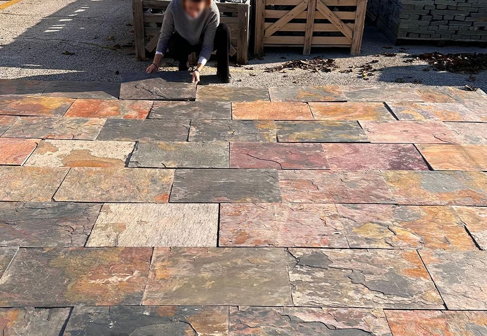 kamenn&aacute; dlažba/obklad Sunset multi