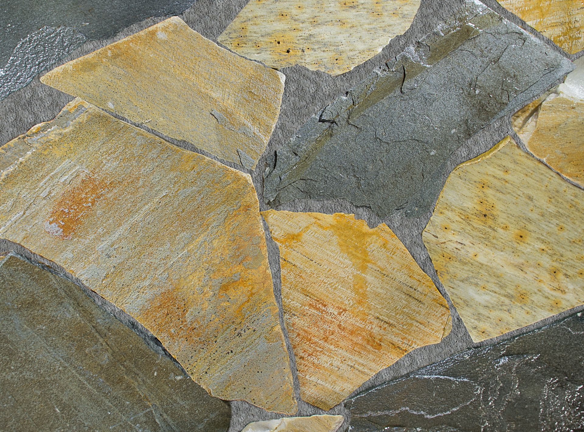 Quarzite Yellow Grey - Dlažby a obklady z přírodního kamene Bricks & Cotto experts